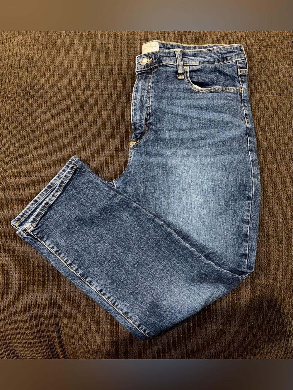 Universal Thread Women's Straight Leg Jeans in Blue Denim